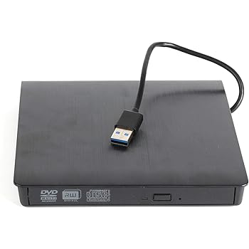 External DVD Drive USB 3.0 Portable CD DVD +/-RW Optical Drive Burner Writer for Windows 10/8/7 Laptop Surface notebook notepad macbook Desktop PC of all makes HP Dell LG Asus Acer LG Asus Lenove Thinkpad