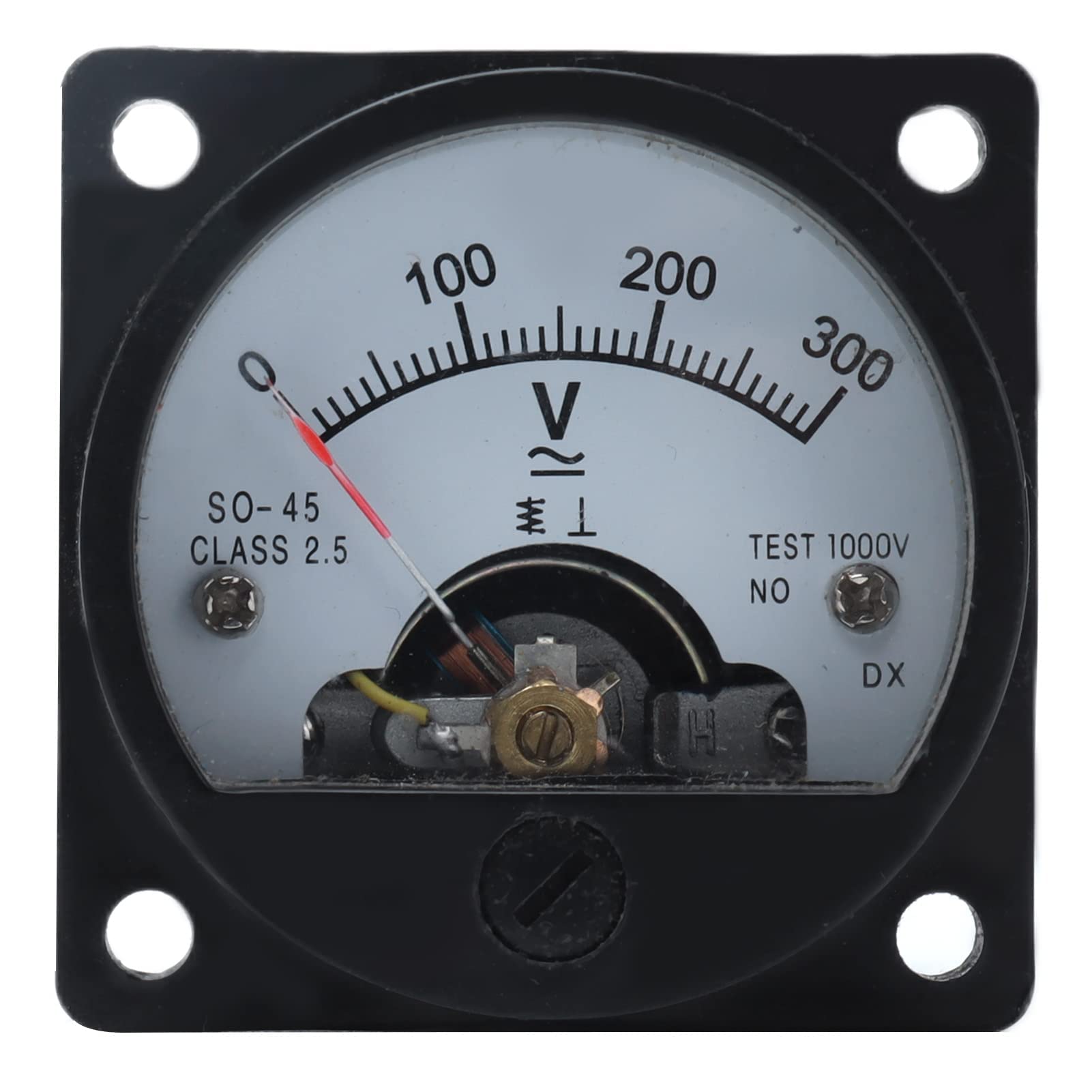 Analogs Voltmeter Rundes Panel Messgerät AC Spannungsanzeige 0-300 V für Schalttafel