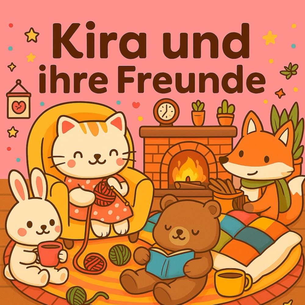 Kira und ihre Freunde: Gemütliches Ausmalbuch mit süßen Tiercharakteren für Kinder & Erwachsene – Entspannung, Kreativität & Wohlfühlmomente zum Abschalten