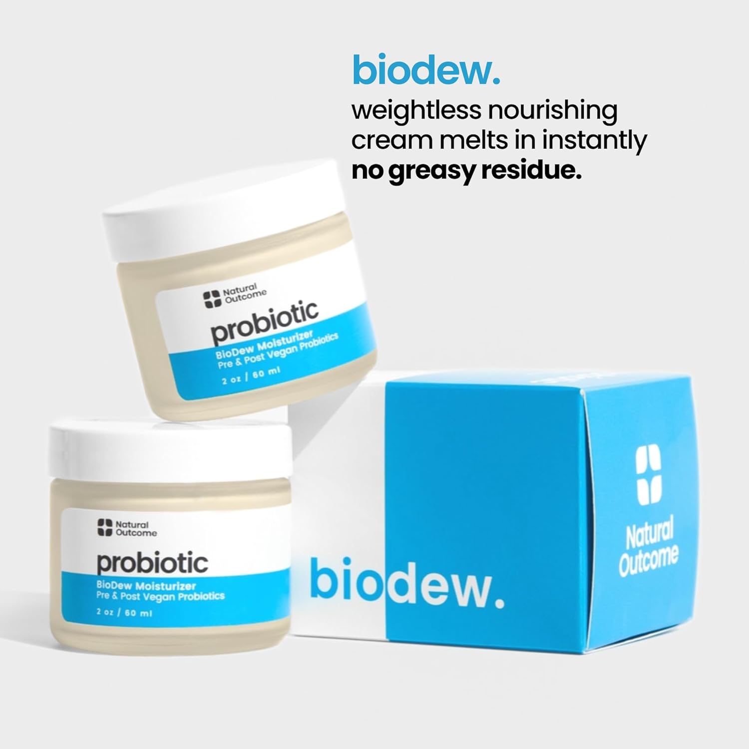 natural outcome Pro Biotic Moisturizer - Probiotic Face and Skin Cream, Hydrating Vegan Bio Moisturizer, Organic, Cruelty-Free Skincare Solution for Radiant, Balanced Skin - Image 6