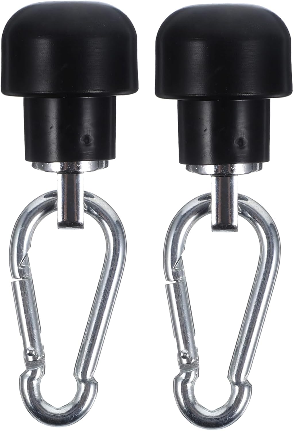 2 Sets Gym Cable Attachment Adapter and Snap Hook Sturdy Steel Wire Rope Connectors Compatible Cable Machines for Fitness