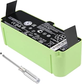 1800LI Lithium Ion Battery for iRobot Replacement Parts Roomba Compatible with Roomba 960 895 890 860 695 680 690 675 640 614 Series 4376392 14.4V 26Wh 1800mAh