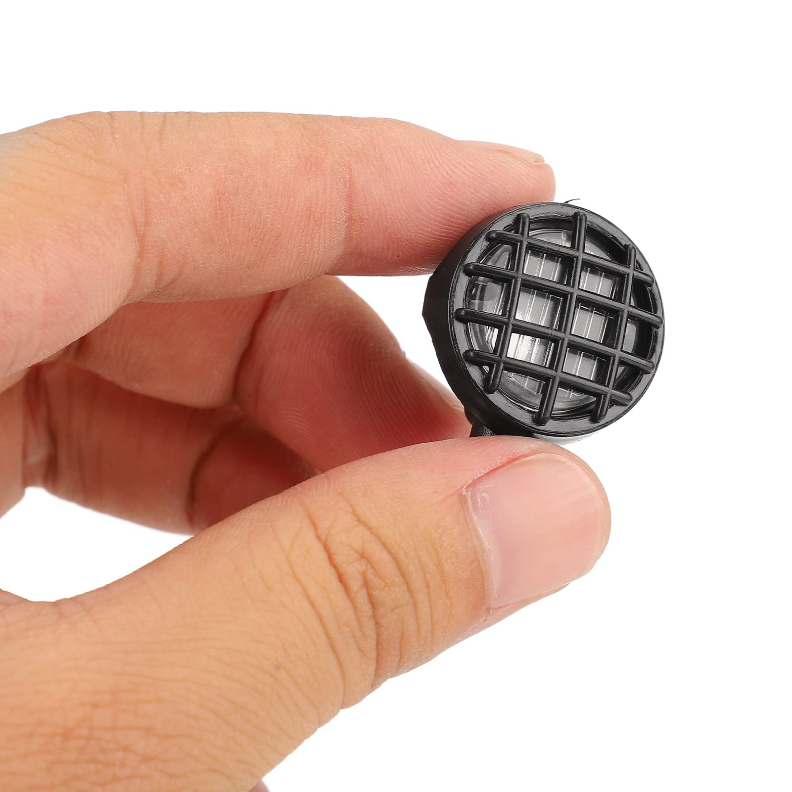 RC Round Light Cover, Easy Install Plastic RC LED Light Cover Lampshade Light Cover Cap RC Vehicle Bodies Scale Accessories for Axial Scx10 D90 for Hpi