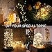 MUMUXI 24 Pack 7.2ft Fairy Lights Battery Operated String Lights, 20 Mini Battery Powered LEDs for Centerpiece Table Decorations, Wedding Party Bedroom Mason Jar Christmas, Warm White