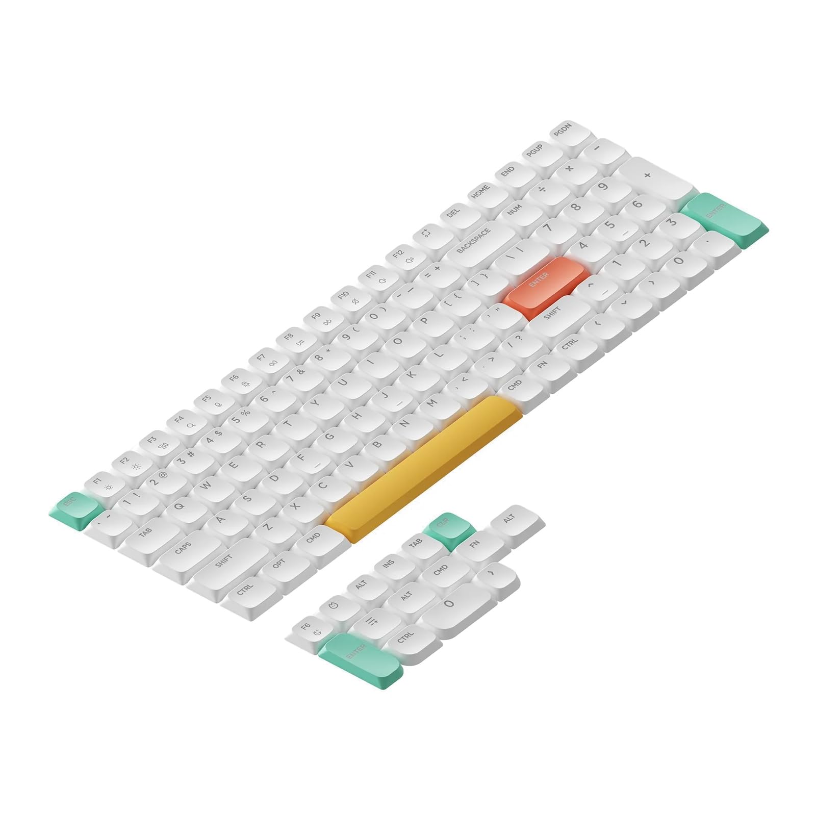 Nuphy nSA Shine-through ABS Keycaps Keycaps for Air 75 V2 Low