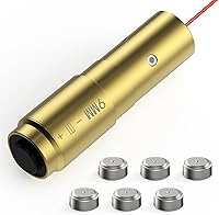 Vista 10 de Feyachi Láser de avistamiento de calibre .223 0.219 in/0.354 in Red Dot Laser Boresighter para pistola pistola con interruptor de cola incluido