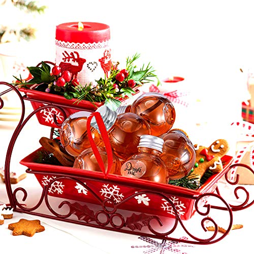 Ampoules de bouteille d'eau de Noël transparentes et réutilisables - 8