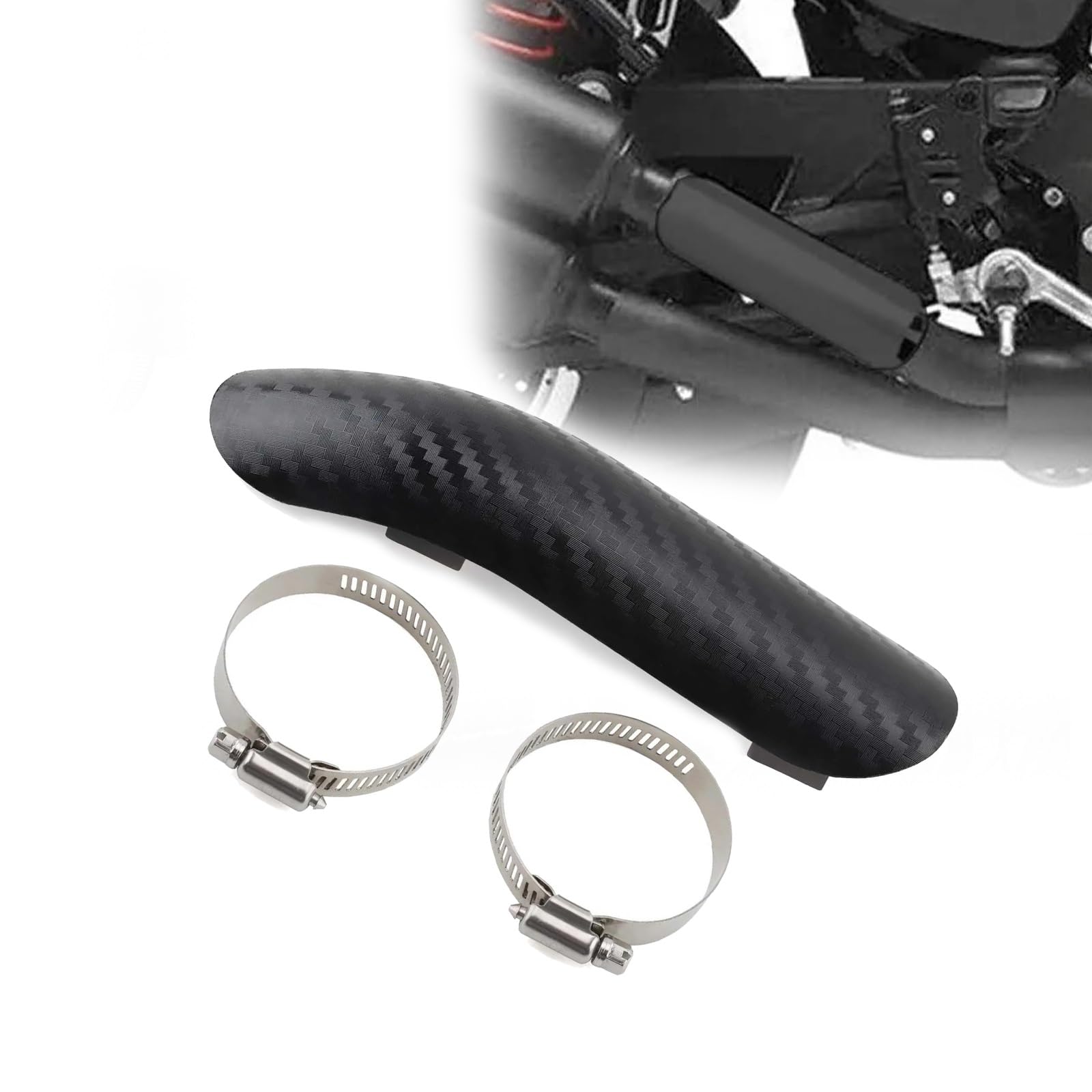 Silencieux d'échappement carbone et protection anti-brûlure pour vos sorties moto Z900 et tout-terrain