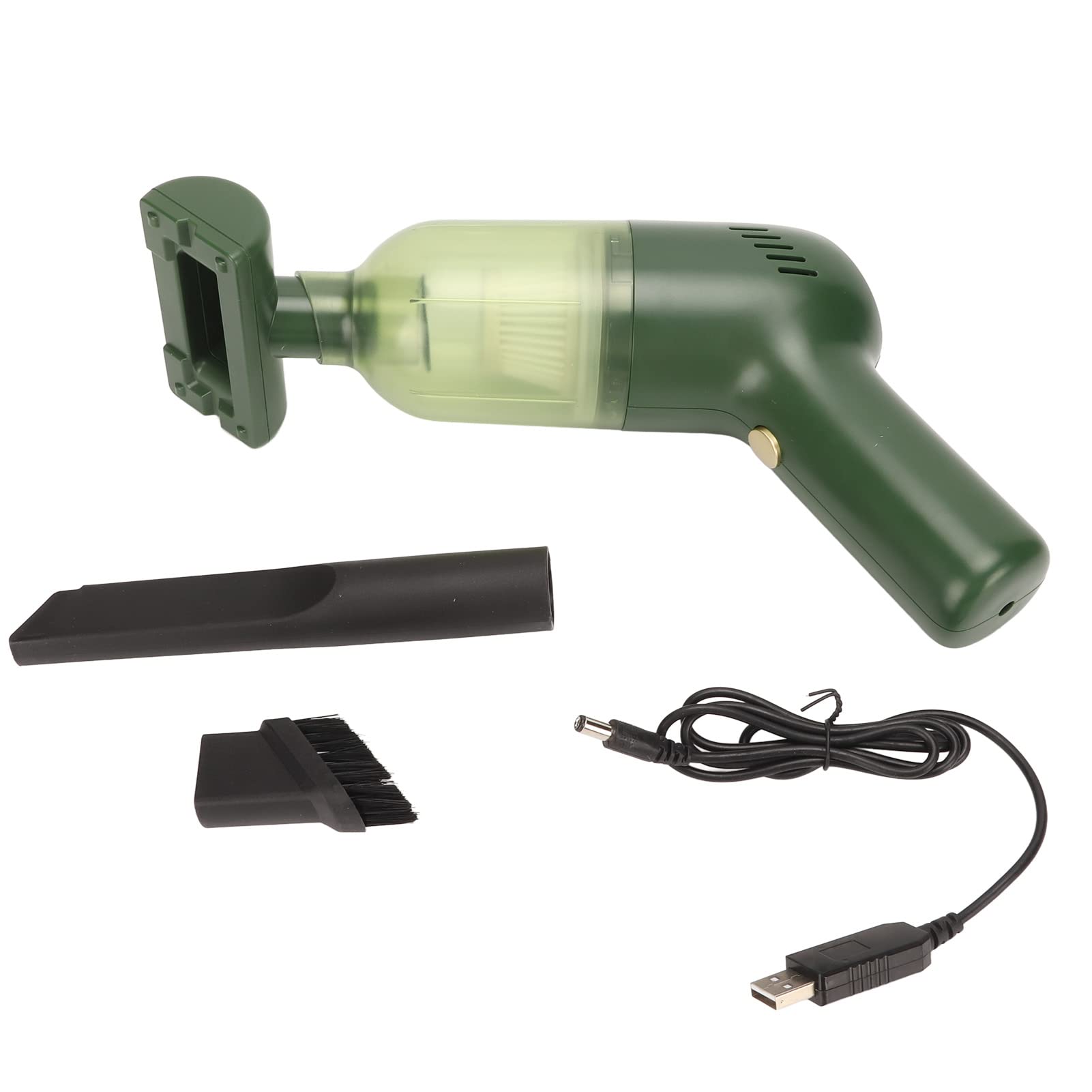Aspirateur à main rechargeable 120W Pilipane vert pour voiture et canapé