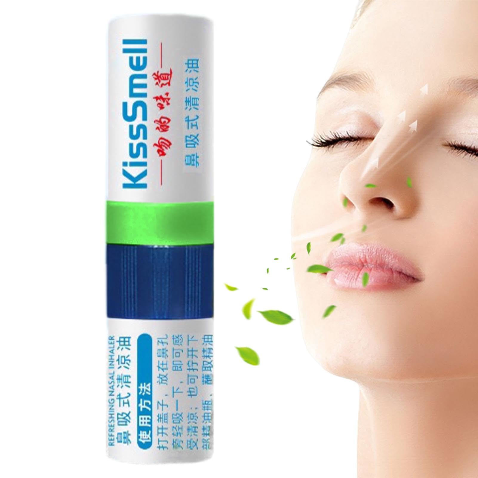 Tumotsit Mint Aromatherapy Nasal Bar,Nasal Inhalers For Oils | Fruit Flavored Oil Inhaler Provides Cooling Feeling Fresh, Allergy