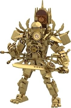 Skibidi Toilet 2024 Giant Upgraded Titan Television Man Titan Speakerman Building Blocks Skibidi Toilet Toy 2024 Toy Figure Toy Birthday Gift Boys Girls Building Blocks Birthday Gift Children