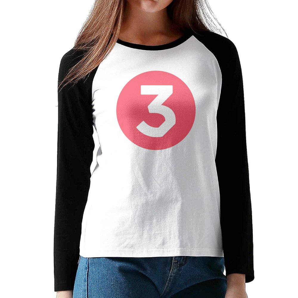 Chance The Rapper Number 3 No Problem Women's T Shirt Juniors