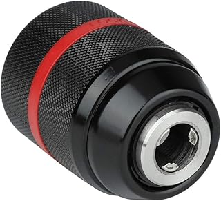 Multi Quick Change Keyless Chuck, Keyless Hand Drill Chuck 1/2-20UNF Mount 1~13mm Self-tighten Drill Chuck for Multiple Purposes