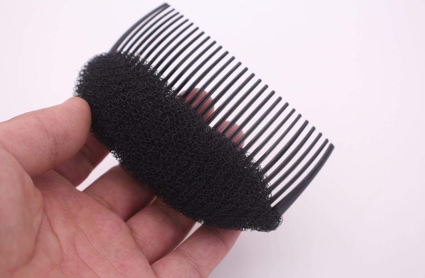 Pack of 2 Women Lady Girl Hair Styling Clip Stick Bun Maker Braid Tool Hair Accessories Charming Bump It Up Volume Inserts Do Beehive Hair Styler Hair Comb DIY Hair Beauty Tool - Image 3