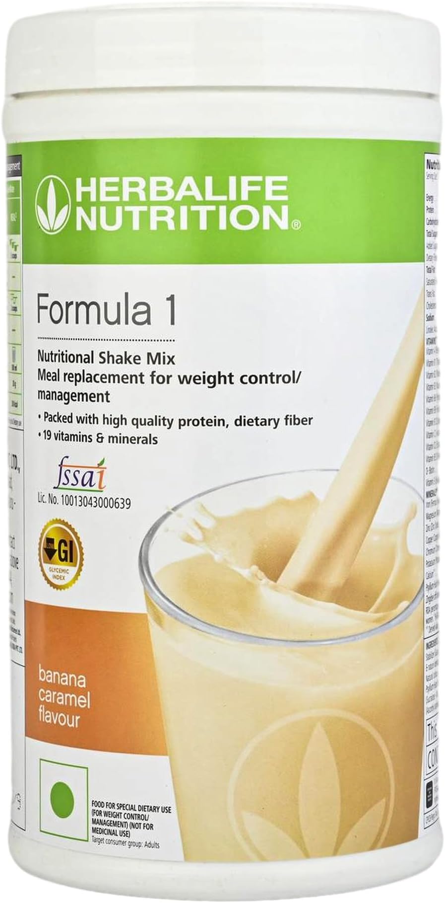 Herbalife Formula 1 Nutritional Shake Mix Banana Caramel flavour 500g