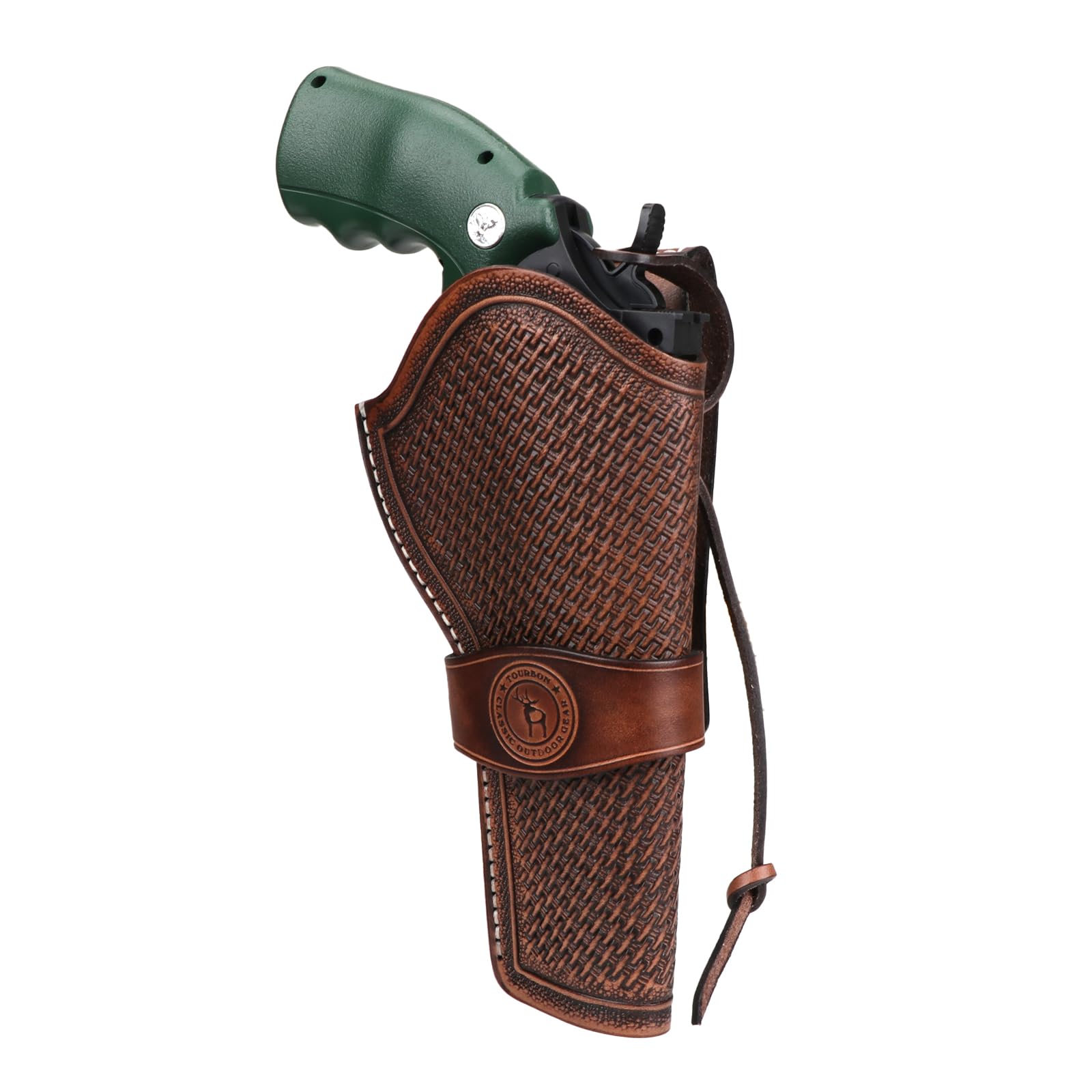 Cintura Pistola Cowboy In PU | Doppia Fondina Regolabile | Accessorio Cosplay Western E Steampunk