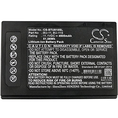 XSP Replacement Battery for TYPE-81M12, T-600C, T-400S+, TYPE-81C, TYPE-71M, YTPE-Z1C, TYPE-71C PN BU-11, BU-11S