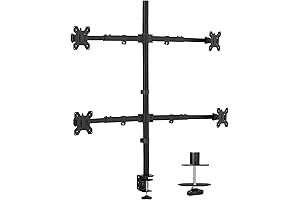 VIVO Quad Monitor Mount for 4 Ultra-Wide Monitors