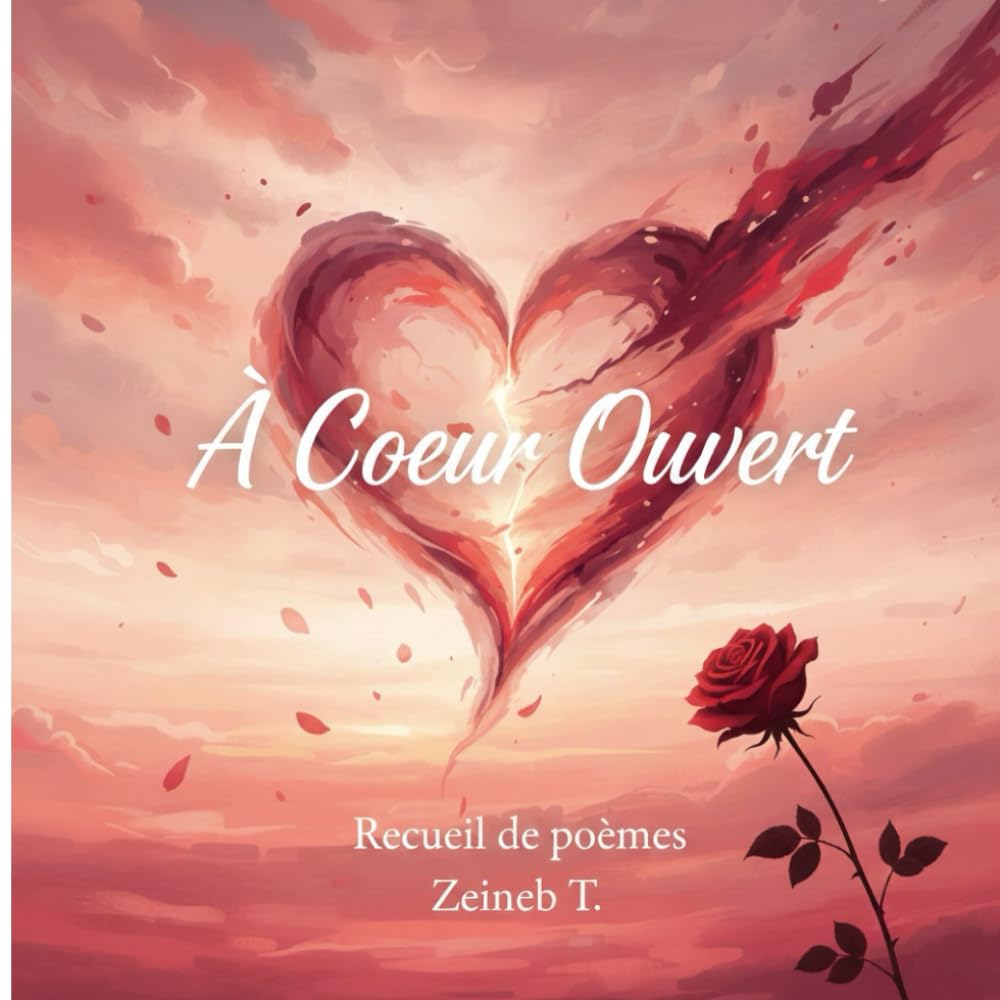 A Cœur Ouvert: Recueil de poèmes d'amour incommensurable, d'introspection spirituelle, de passion charnelle et de souffrance de l'âme.