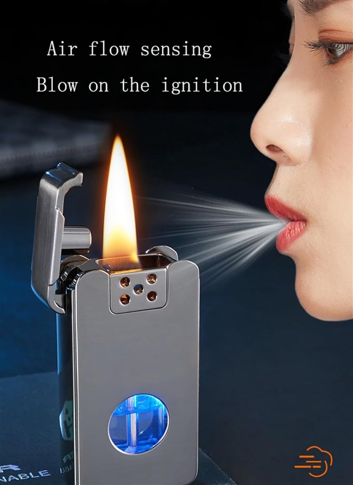 how to light a cigarette with induction Amazon.com: Voice Control, Gravity, Air Flow, Knock Induction Kerosene  Lighter, Portable Trench Kerosene Rechargeable Lighters, Blue Light  Transparent Oil Window (Color : Blue) : Health & Household