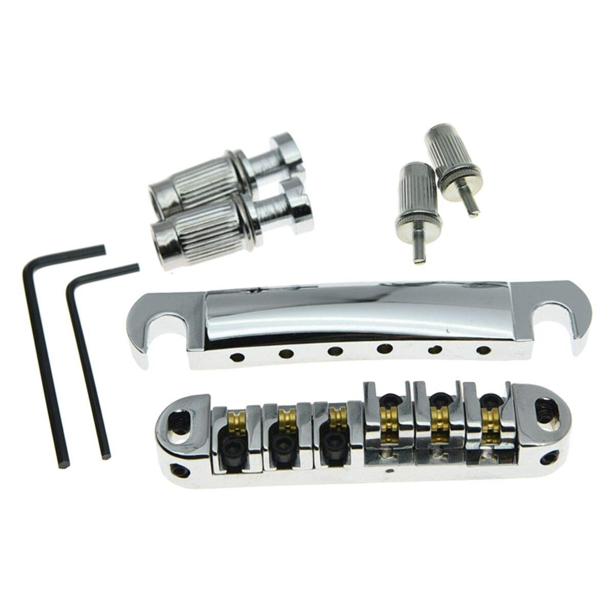 SH-T New 1 Set Tune-O-Matic Roller Saddle Bridge LP SG Electric Guitar Bridge ( 0678 ) Made In Korea I.758604133 SH-T New 1 Set Tune-O-Matic Roller Saddle Bridge LP SG Electric Guitar Bridge ( 0678 ) Made In Korea I.758604133
