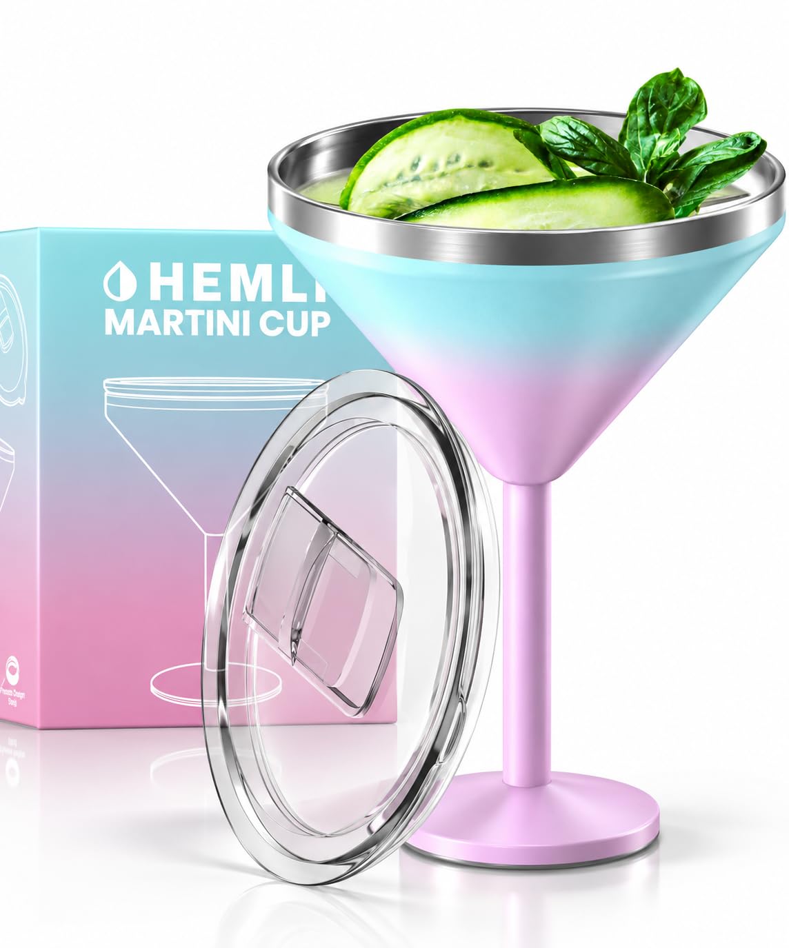 Insulated Martini Tumbler - Unbreakable & Cold! -1