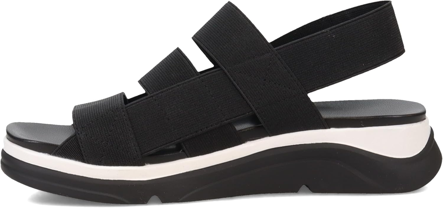 JBU by Jambu Women's AVA Sandal, Black, 8
