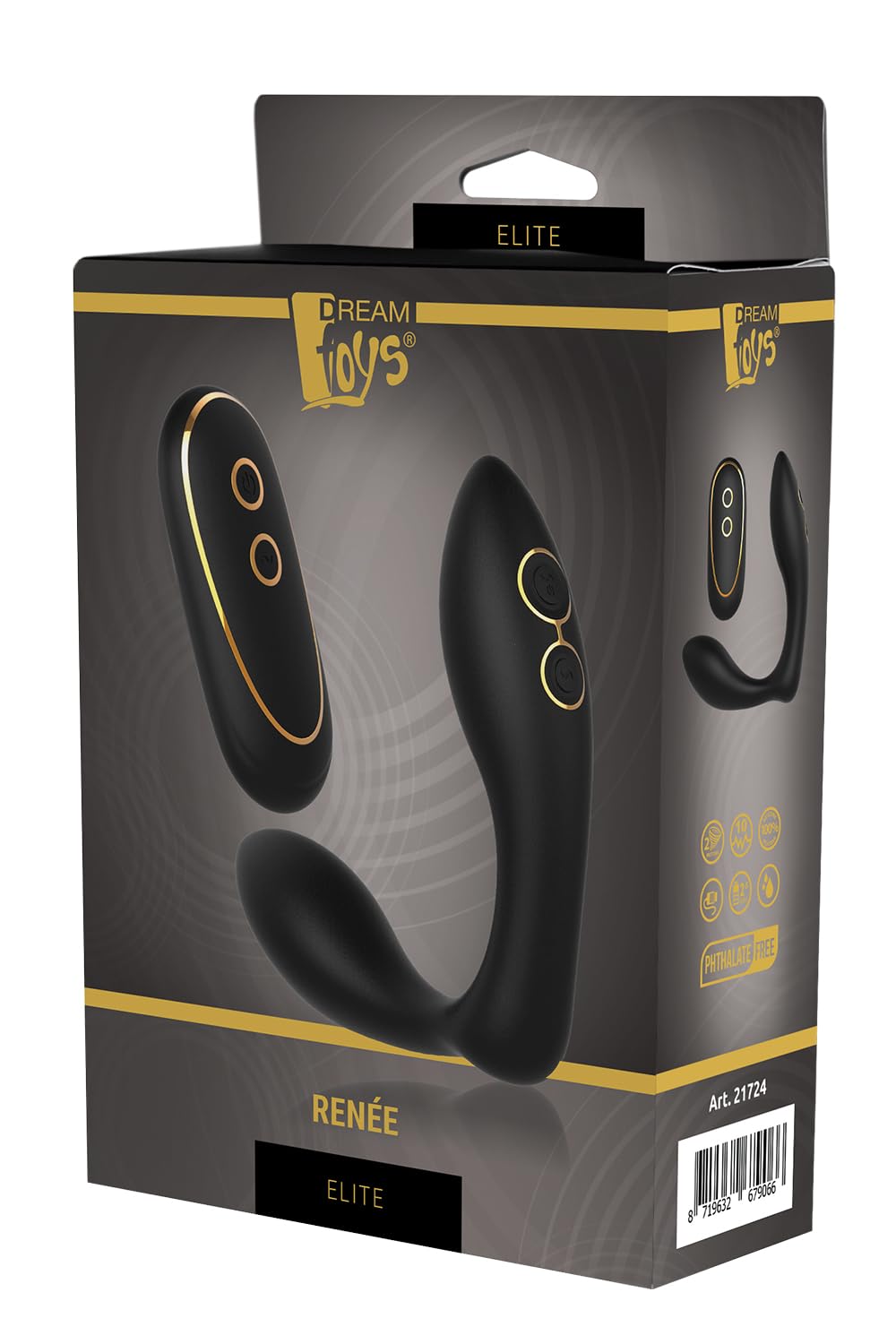 Dream Toys Elite Renee Vibradore Black 11,2 cm