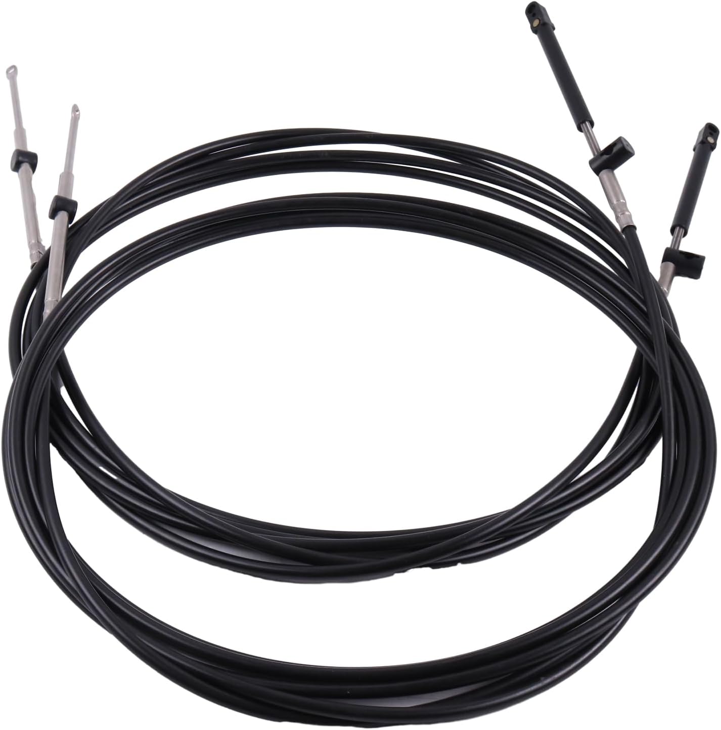 19ft Boat Throttle and Shift Control Cables CC17919 Replacement for Marine Force Outboard Motors