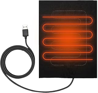 マウスパッド ヒーター、温度制御加熱パッドマウスパッド, 過熱保護 調整可能 3段階 安全 保温マット, 自動温度監視 快適 滑り止め 手元ヒーター機能付き, 家庭・寮・オフィス・勉強・アパート・仕事・ゲーム用