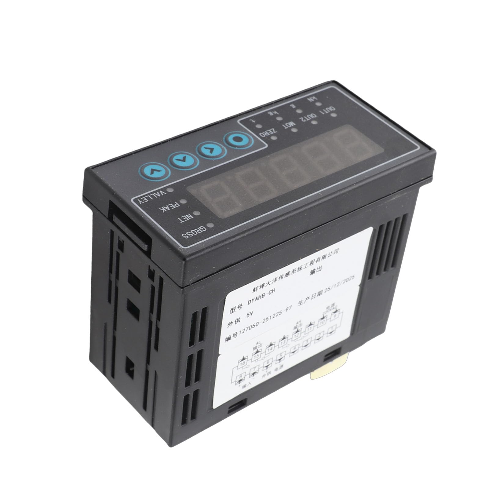 Controlador de Celda de Carga de Alta Precisión, Indicador de Pesaje Inteligente con Tecnología de Control por Microcomputadora, para Celdas de Carga de Deformación de
