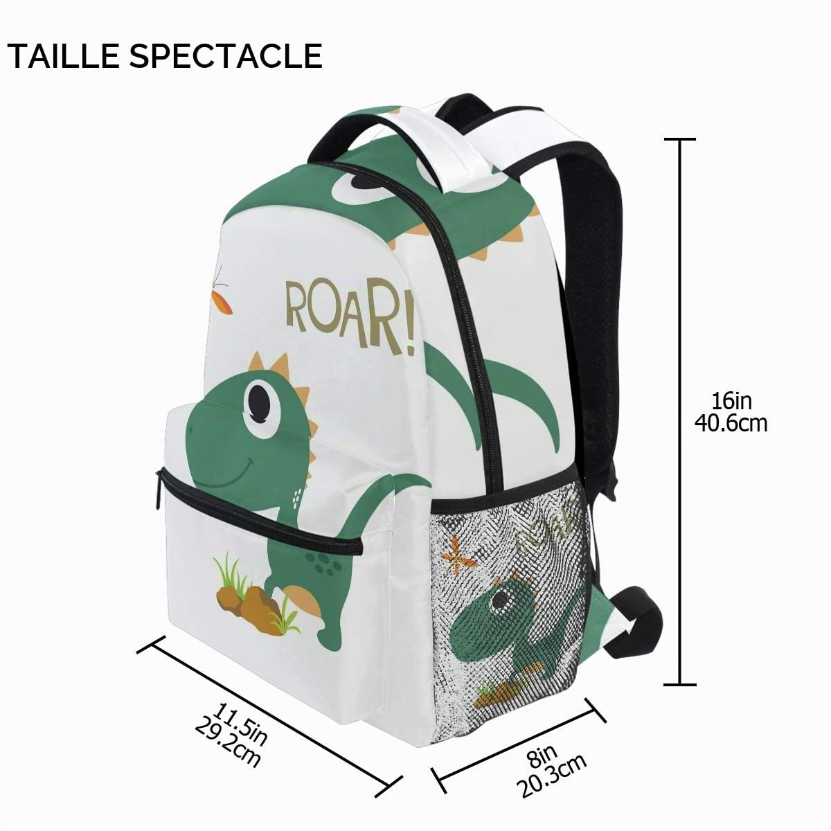 Sac à Dos Mignon d'école de Dino pour Le Sac de Voyage de Sac de Voyage d'enfants de Filles de garçons