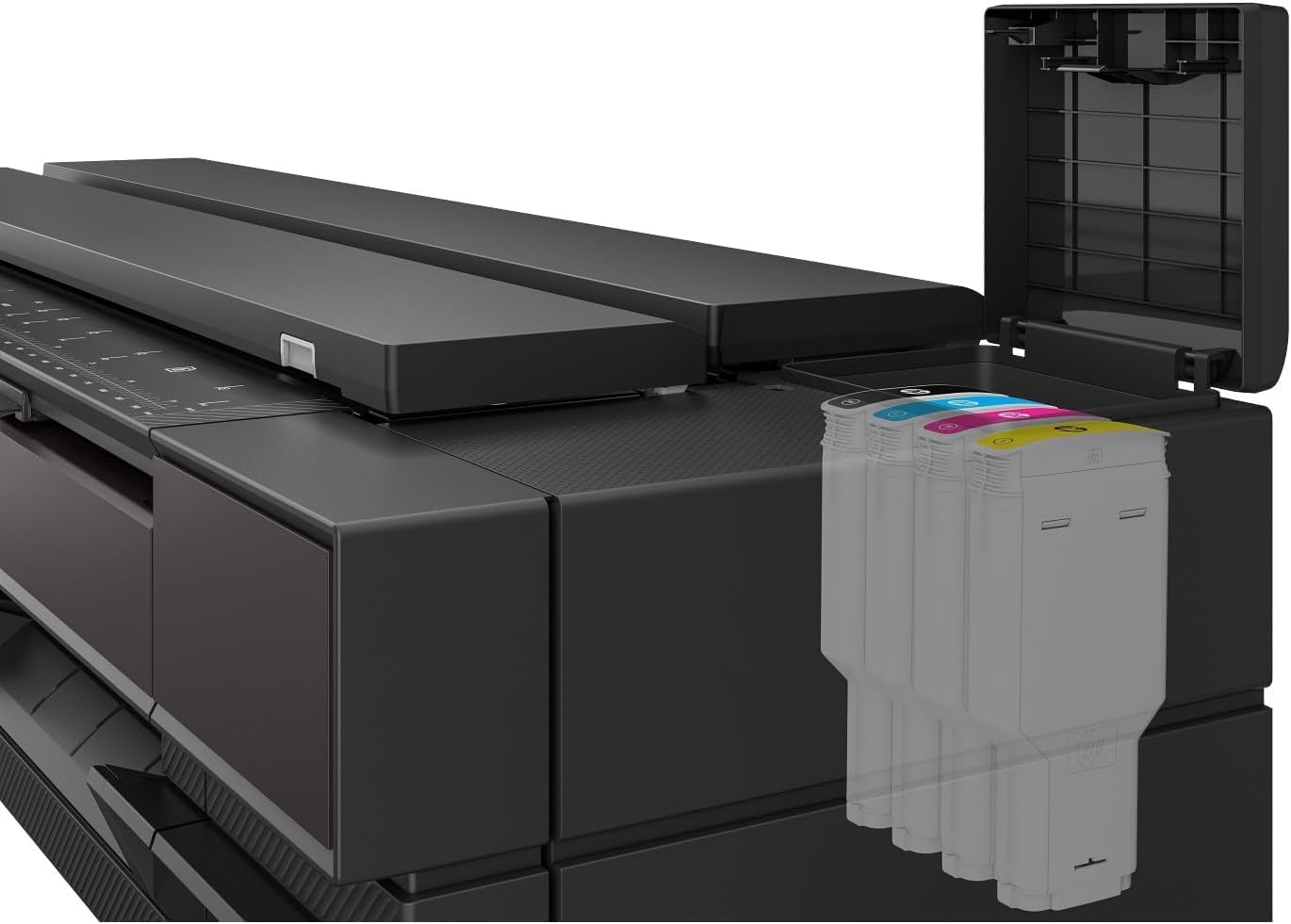 HP DesignJet T850 36-in Large Format Plotter Printer, Wireless, Auto Sheet Feeder, High-Speed CAD & GIS Printing, Mobile & Cloud Printing Compatible (Renewed)