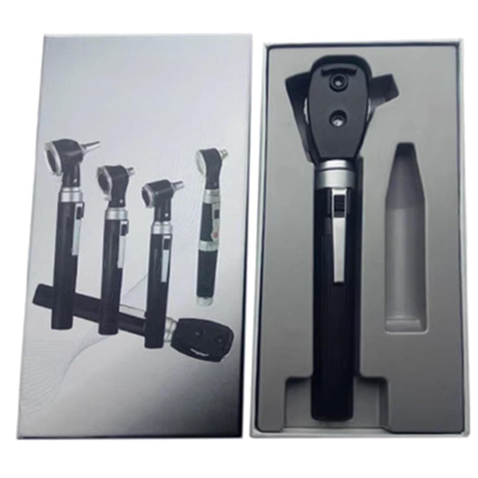 Oftalmoscopio Portatile a LED, Otoscopio Dell'orecchio, Microscopio Portatile Ottico, Ingrandimento 3X, per Oftalmologico, Laboratorio, Ospedali per Animali Domestici