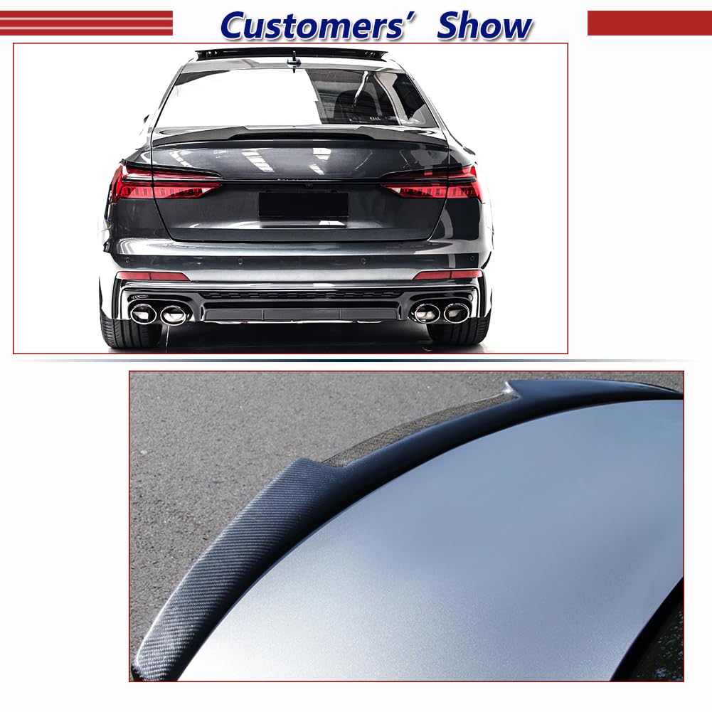Amazon | JC SPORTLINE カーボンファイバーリアスポイラー Audi A6 C8