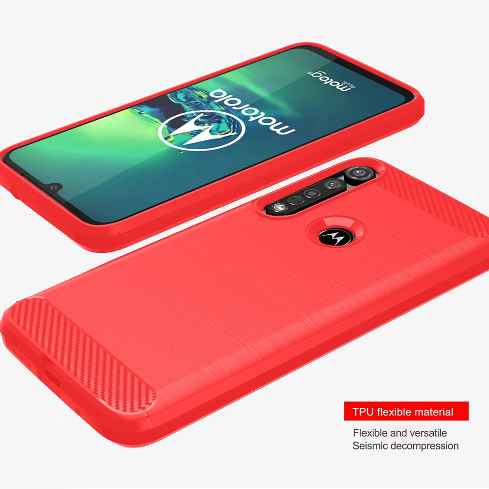 Moex Collana Porta Cellulare Per Motorola Moto G8 Plus - Custodia In Silicone Con Catenina Regolabile Argento