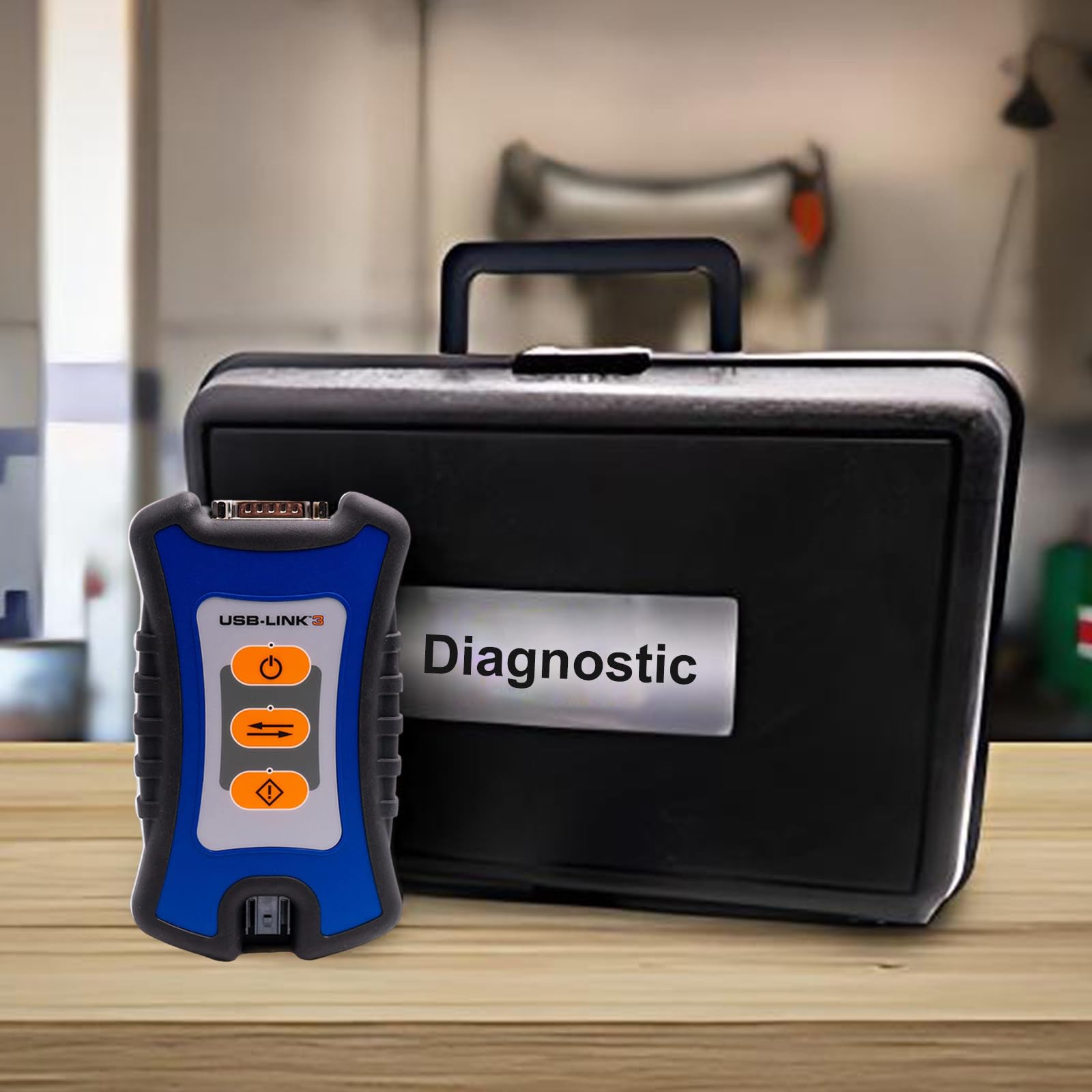 Interfaz para escáner de diagnóstico Nexiq USB Link 3. Edición con Cable, fácil de Usar, para excavadoras y Camiones universales. Herramienta de diagnóstico para Motores diésel.