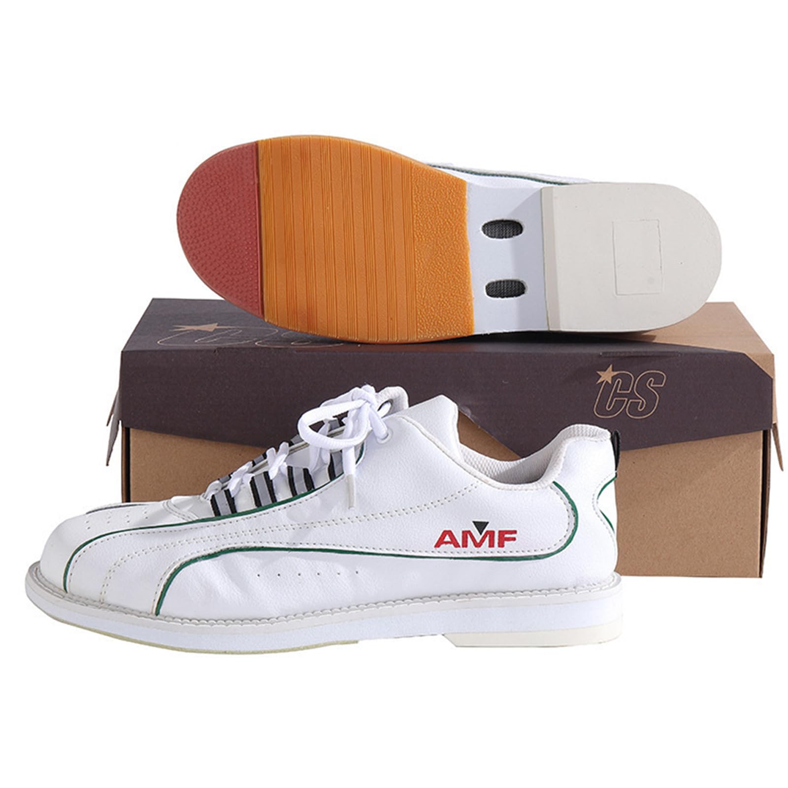 SDEQA Chaussures de Bowling pour Homme Baskets de Bowling Antidérapantes et Confortables