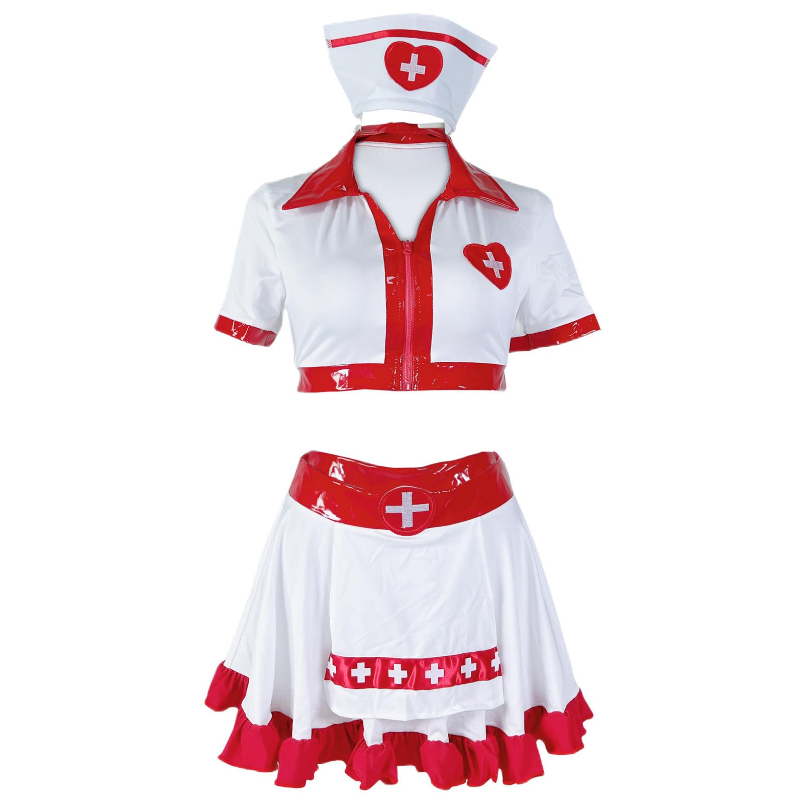 Disfraz Enfermera Mujer: Falda De Enfermera Disfraz Despedida Soltera Cosplay Disfraces Eroticos Disfraz Enfermera Disfraz Eróticos Disfraz Halloween Provocativa Ropa Sexy Disfraces Despedida Soltero