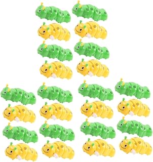 Totority 24 Peças Vento Presente Aleatório Brinquedo Relógio Crianças Brinquedos Cor Desenho Animado Natal Lagarta Modelo Brinquedos De Corda - Brinquedos Engraçados Grandes Favores