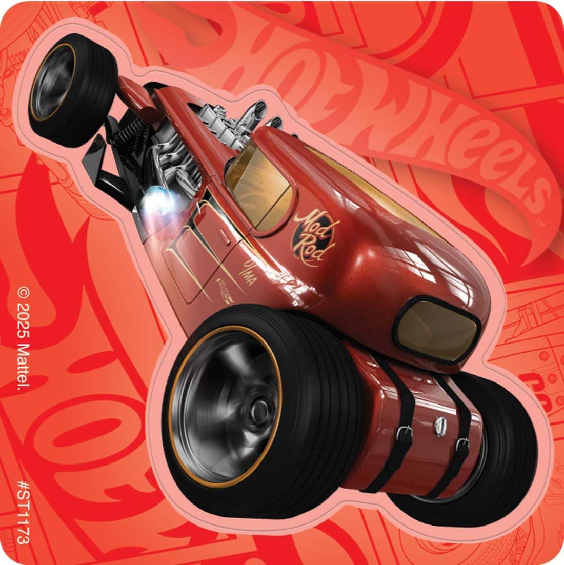 SmileMakers Shaped Hot Wheels Stickers - Prizes and Giveaways - 100 per Pack