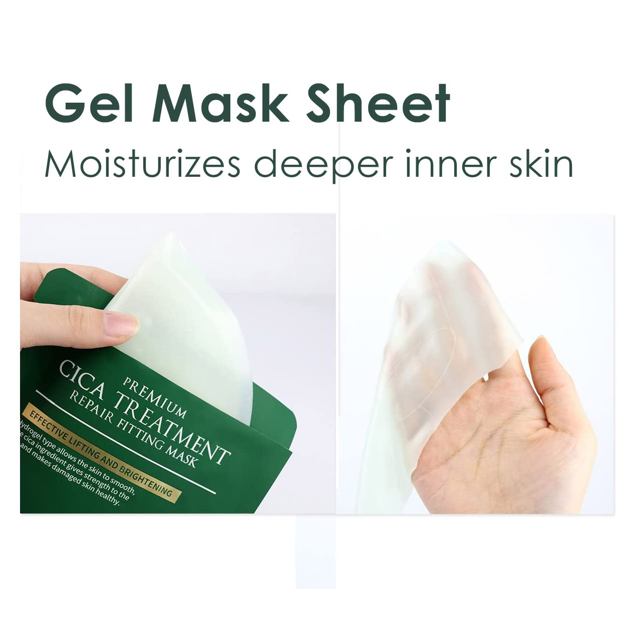 Snapklik.com : WELLDERMA Premium Cica Treatment Hydrogel Fitting Mask ...