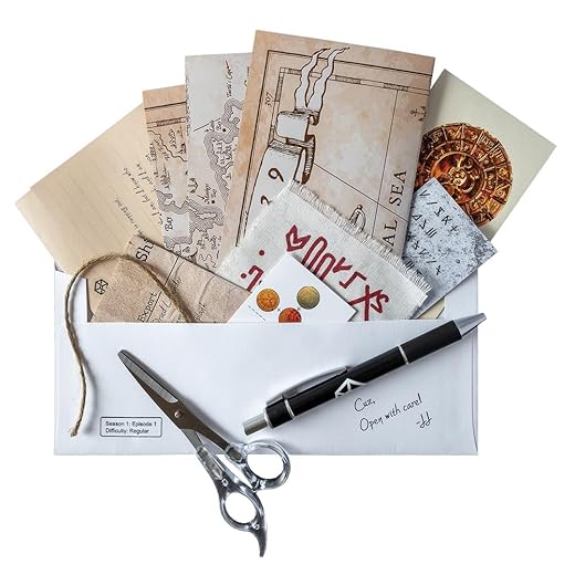 Escape Mail: Gripping Escape Room Game in an Envelope - Episode 1: Family Secrets. Immersive Storyline The Family Will Love Or for Date Night, Age 10+