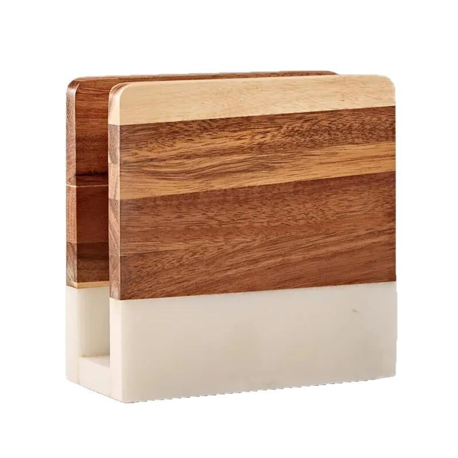 Porte-serviettes En Papier Vertical Épissé Pierre 2 Pièces pour Cuisine