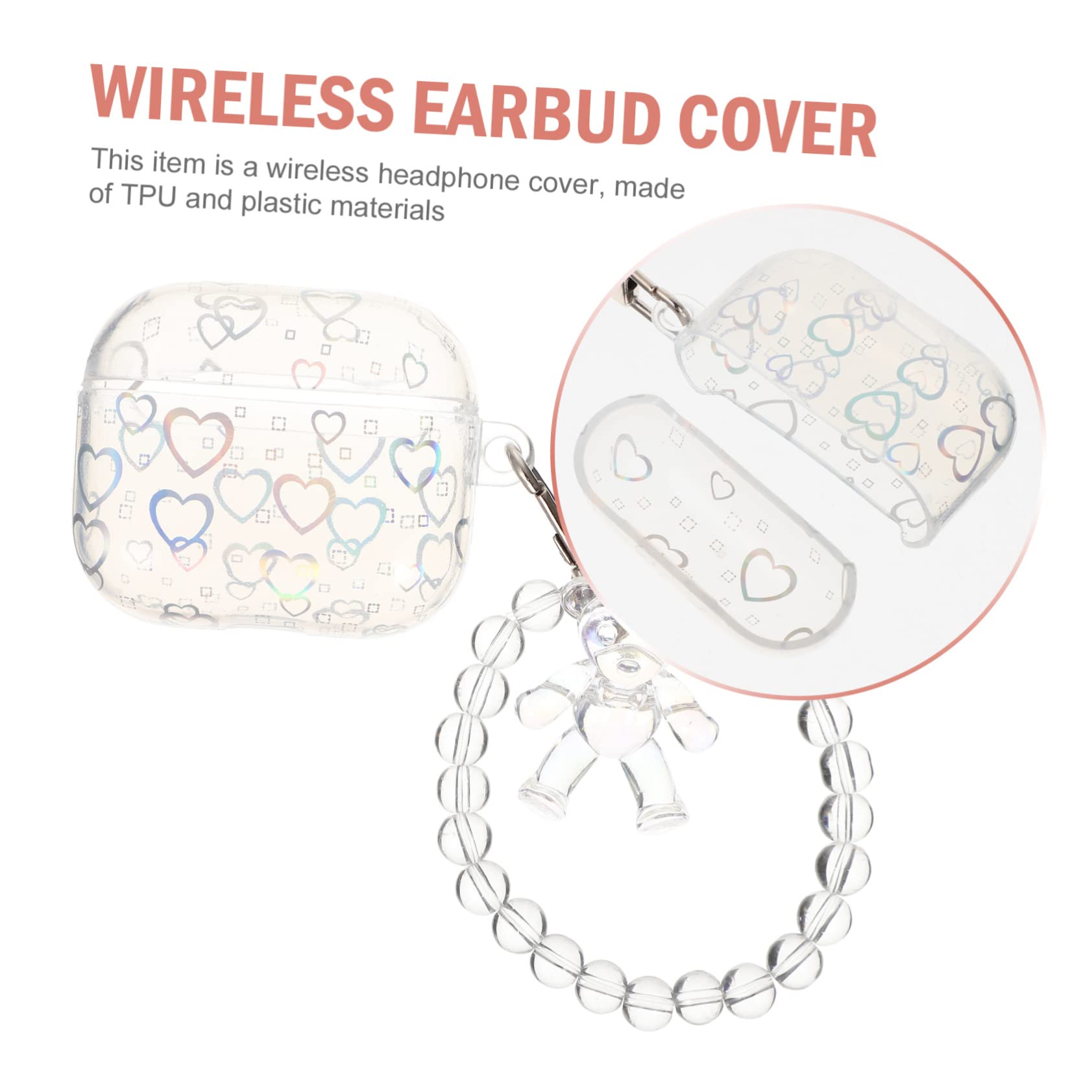 jojofuny 5piezas Funda Protectora para Auriculares Diseño Chic y Material TPU Premium Accesorio y Práctico para y