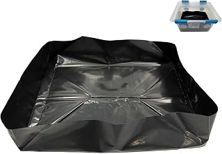 Monotub Liners, 5 Pack of liners for 66qt monotubs, Black