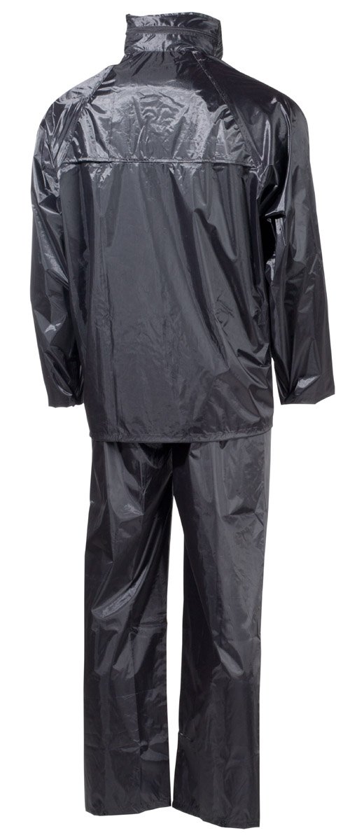 MFH Men's 2-Piece Rain Suit Black size 3XL