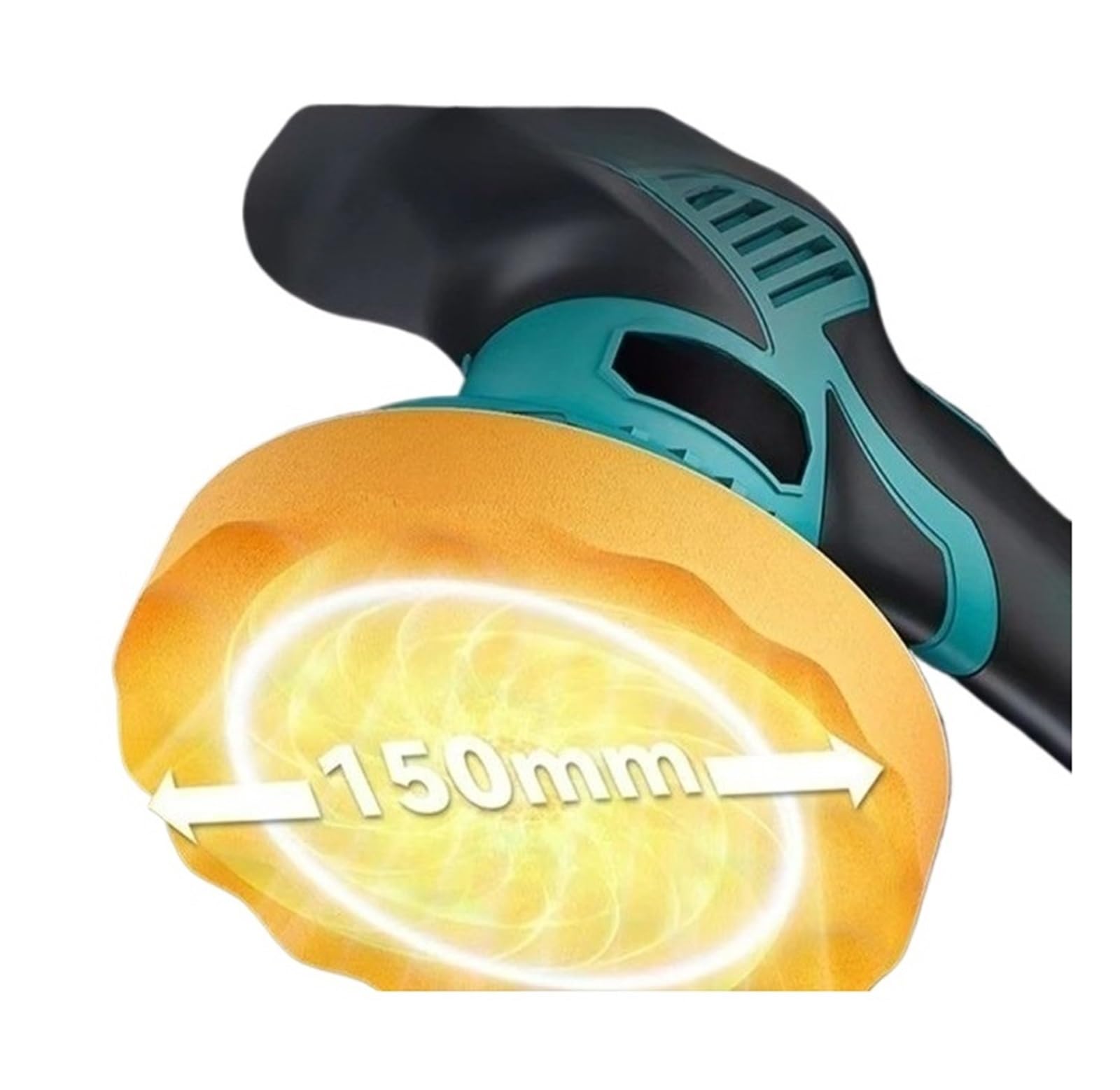 Pulidora Coche Pulidora Inalámbrica De 5500 RPM, 8 Velocidades, Recargable, Herramienta Rotativa Eléctrica para Coche, Compatible con Batería Makita De 21 V. Pulidora