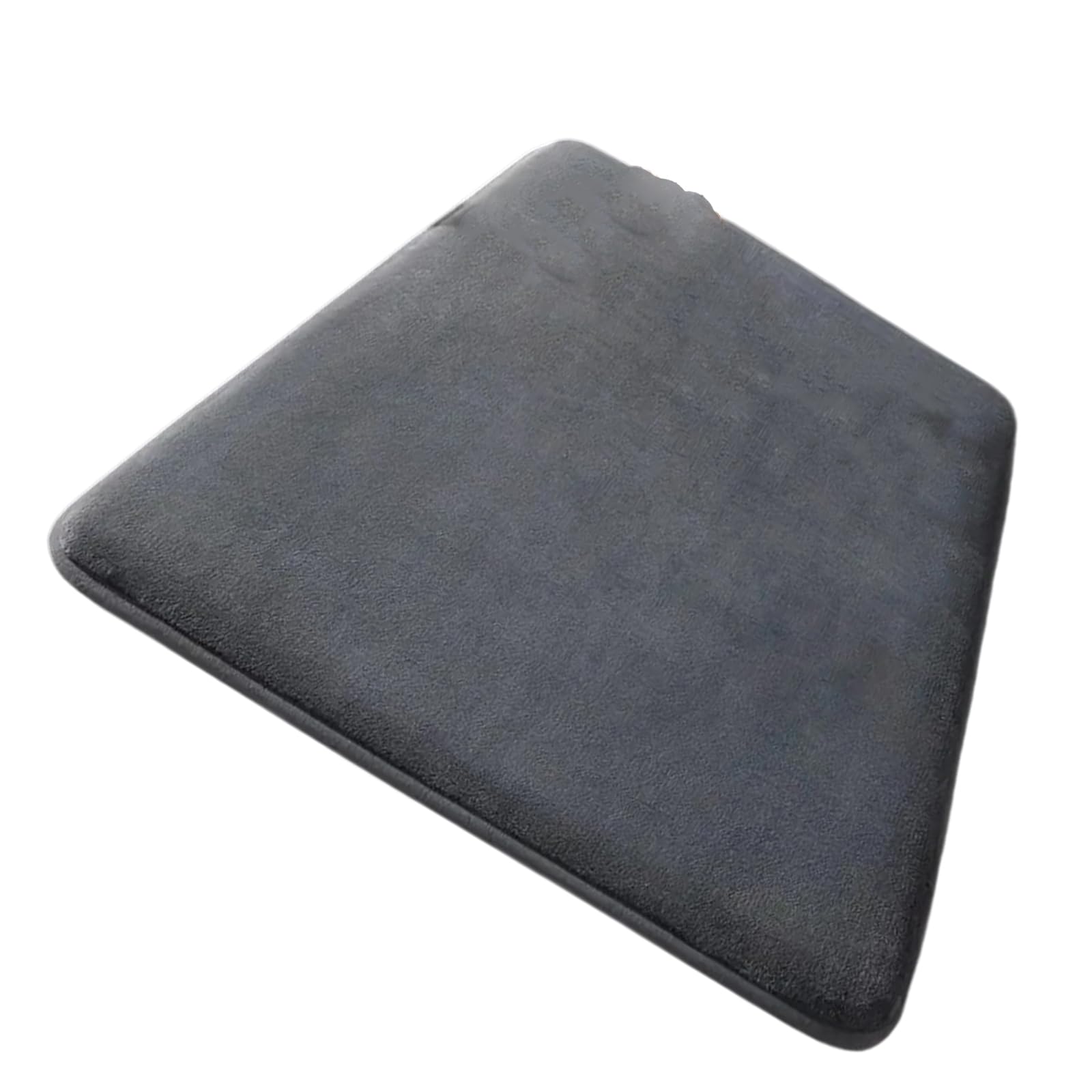 Fabric Bath Mat Thick Penetrable Shower Carpet with Against Slip Base for Bathroom Use Fleece Bathroom Floor Carpet