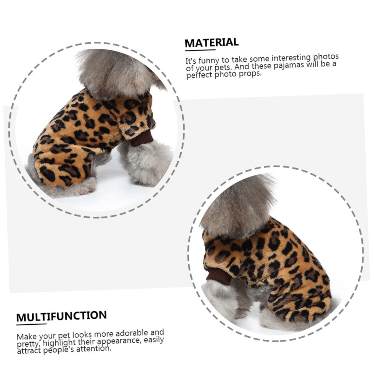 Sosoport 4pezzi Abbigliamento Per Cani Costumi Autunnali Adorabili Per Animali Domestici Comodi e Decorativi Per Passeggiate e Fotografie